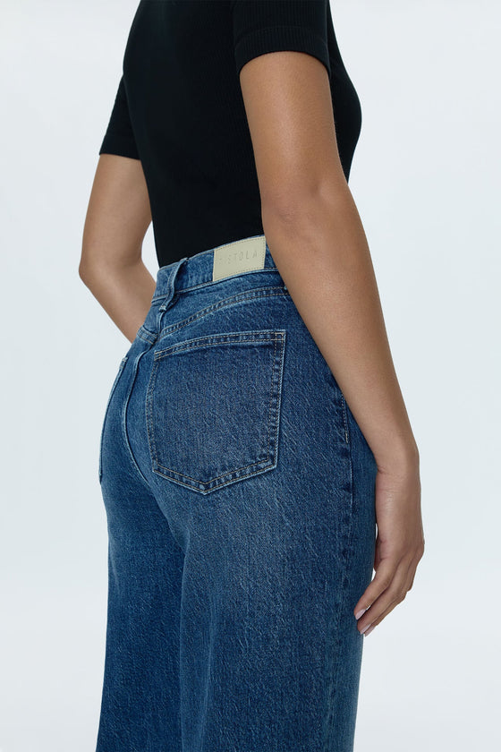 LANA CROP HIGH RISE ULTRA WIDE LEG DENIM