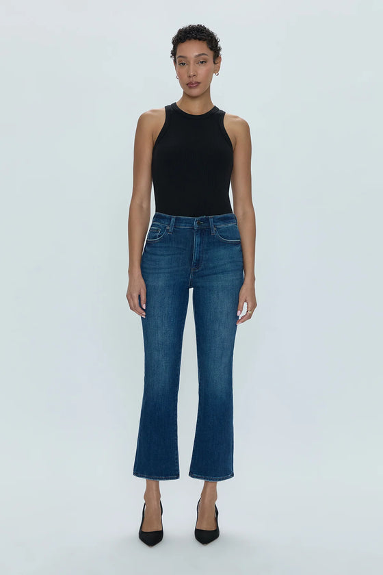 LENNON HIGH RISE CROP BOOT CUT JEANS