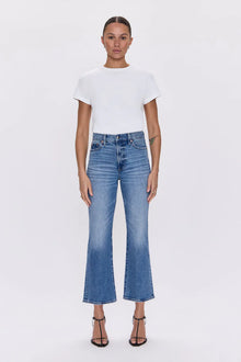  ALLY HIGH RISE VINTAGE ANKLE BOOT JEANS in charleston wash