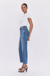 ALLY HIGH RISE VINTAGE ANKLE BOOT JEANS in charleston wash