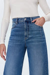 KYRA HIGH RISE BOWED ANKLE JEANS in soho