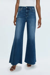 IZZY HIGH RISE WIDE LEG in tristesse wash