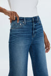IZZY HIGH RISE WIDE LEG in tristesse wash