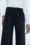 PENNY UTILITY HIGH RISE WIDE LEG JEANS in collins wash