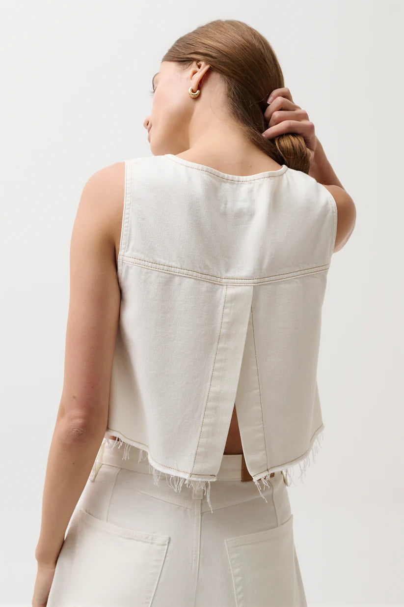 RUE CROPPED SWING SHIRT