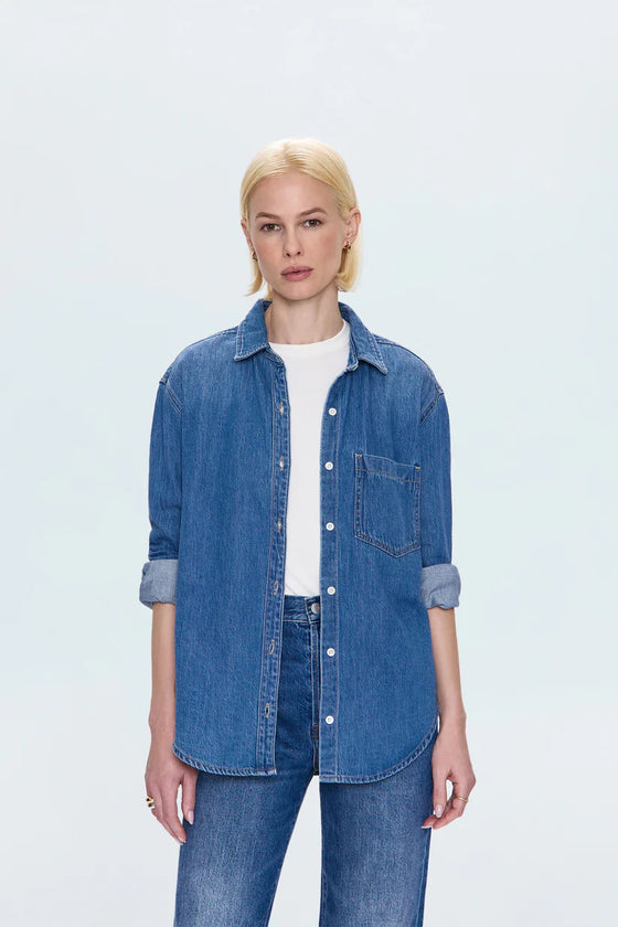 JAIME ESSENTIAL DENIM SHIRT in agenda