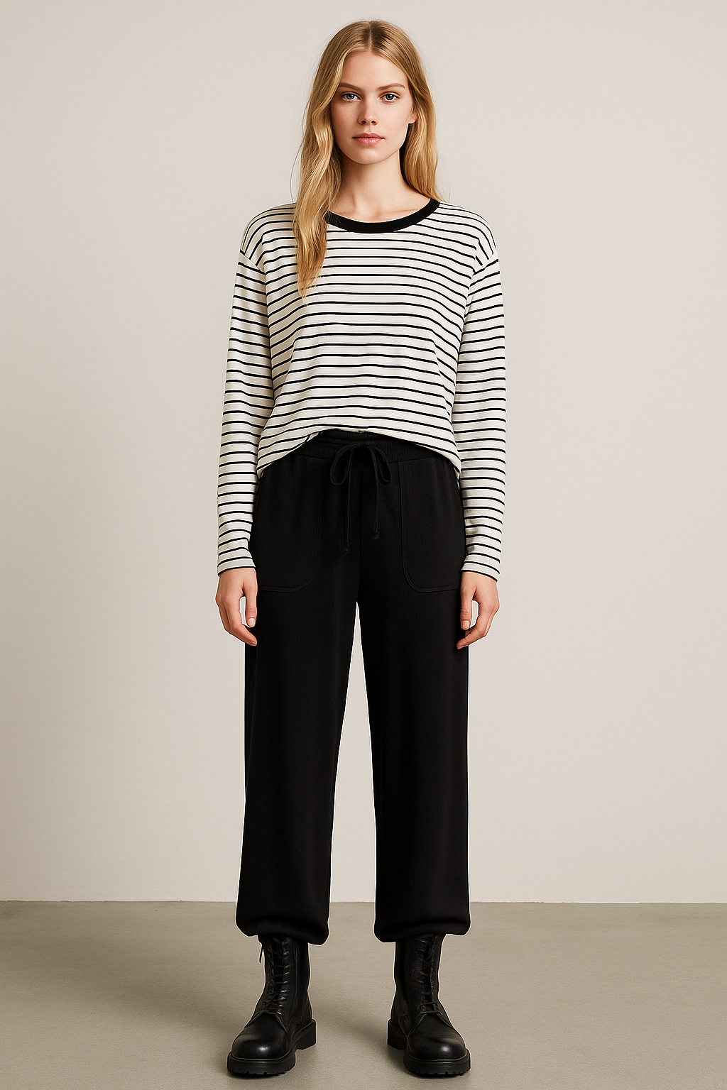 CAPTAIN STRIPED BOYFRIEND LONGSLEEVE