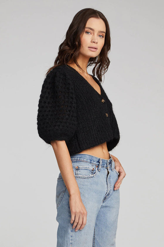 ELYSE PUFF SLEEVE PARTY SWEATER