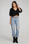 ELYSE PUFF SLEEVE PARTY SWEATER