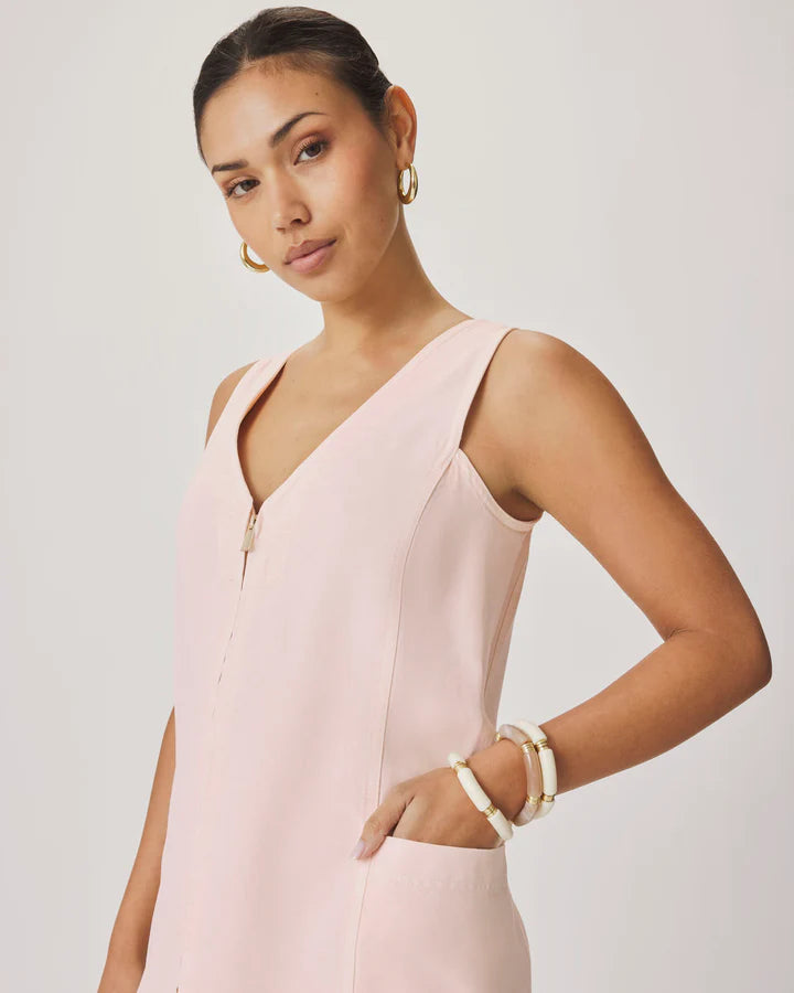 LOUNGE DENIM MINI DRESS