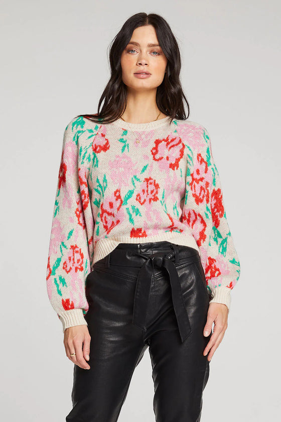 NOBLE FLORAL SWEATER