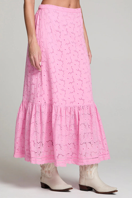 TATUMN EYELET MAXI SKIRT