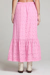 TATUMN EYELET MAXI SKIRT