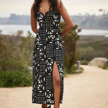  DOTTIE MIDI GEOMETRIC DRESS