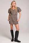 NICOLLA LEOPARD MINI DRESS