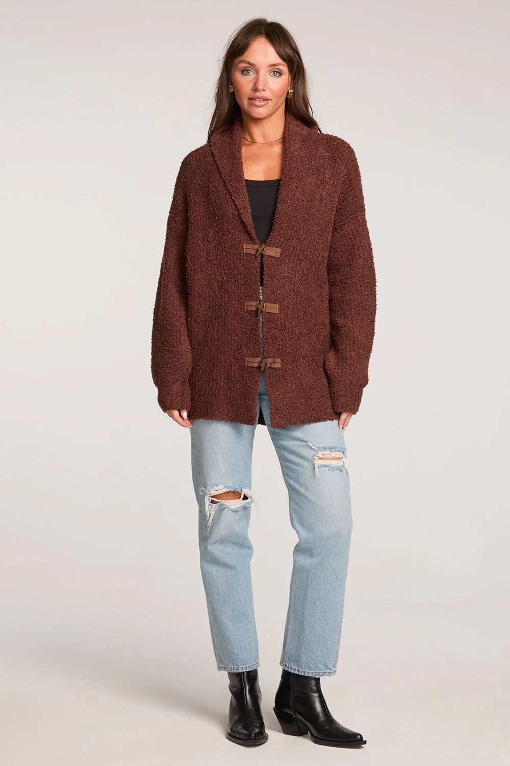 SAFIRE CHOCOLATE SWEATER
