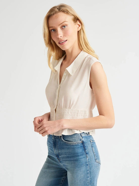 LINDSAY RUCHED TOP