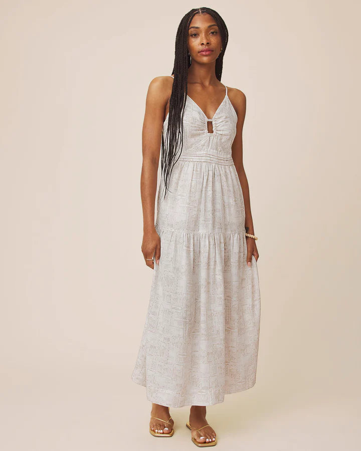 DARCY STAMP MAXI DRESS