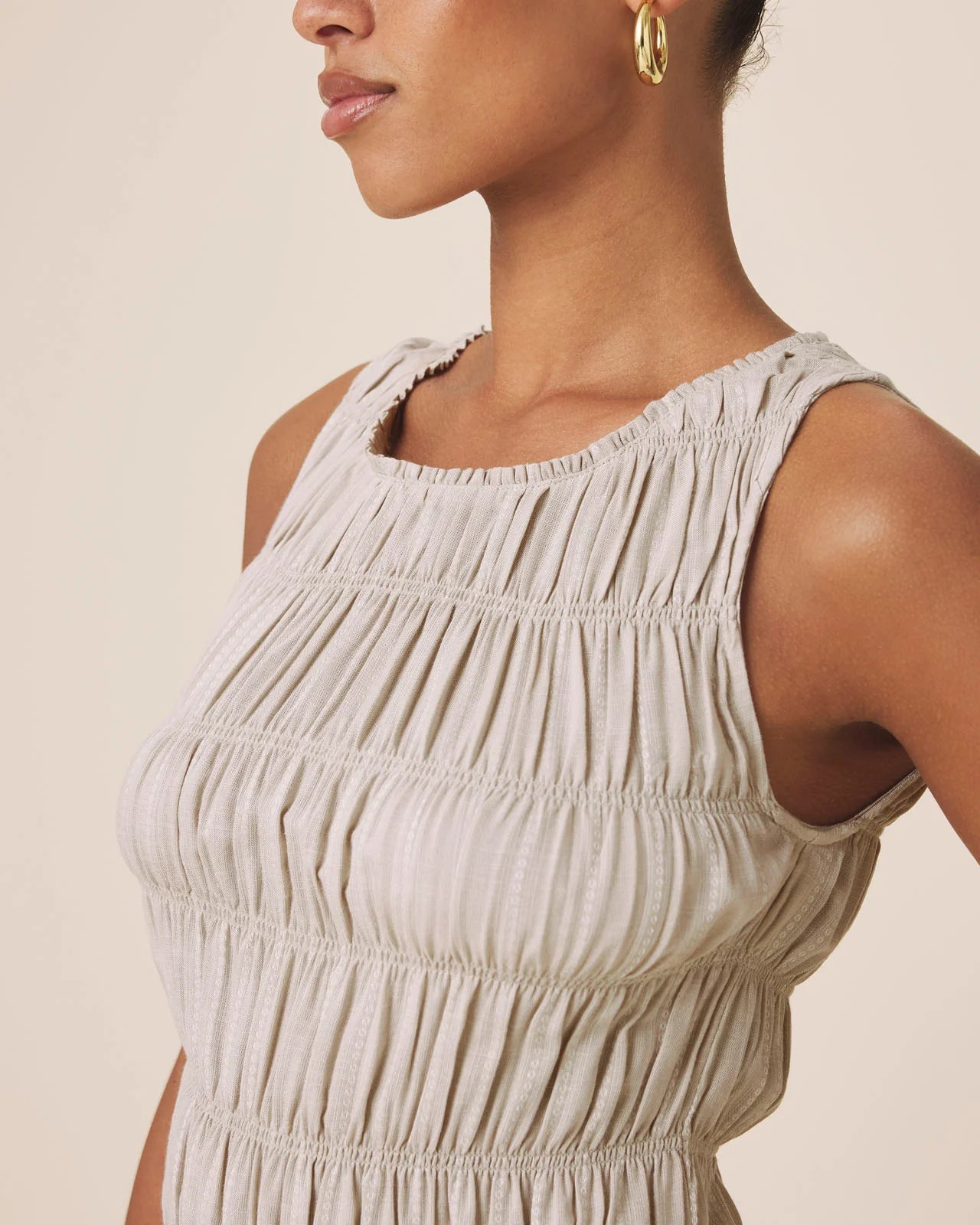 BIANCA SMOCKED TANK