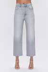 CASSIE CROP HIGH RISE STRAIGHT in enigma