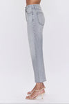 CASSIE CROP HIGH RISE STRAIGHT in enigma