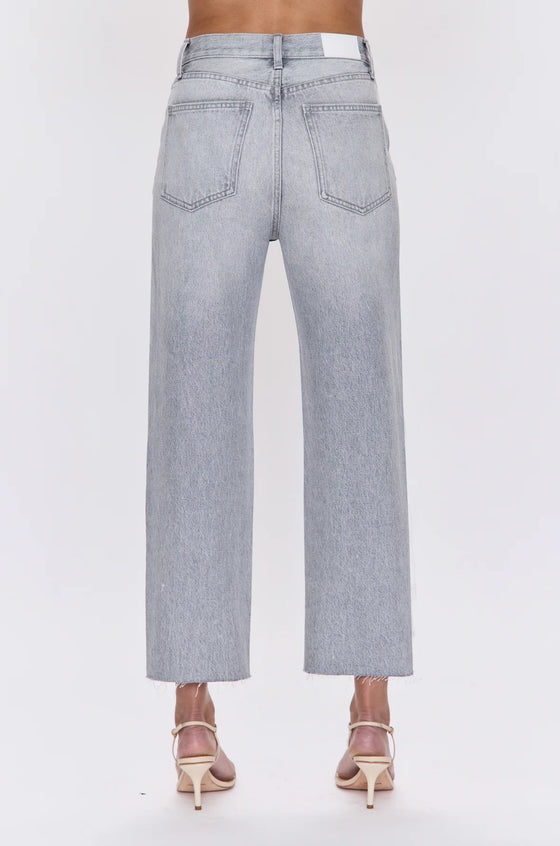CASSIE CROP HIGH RISE STRAIGHT in enigma