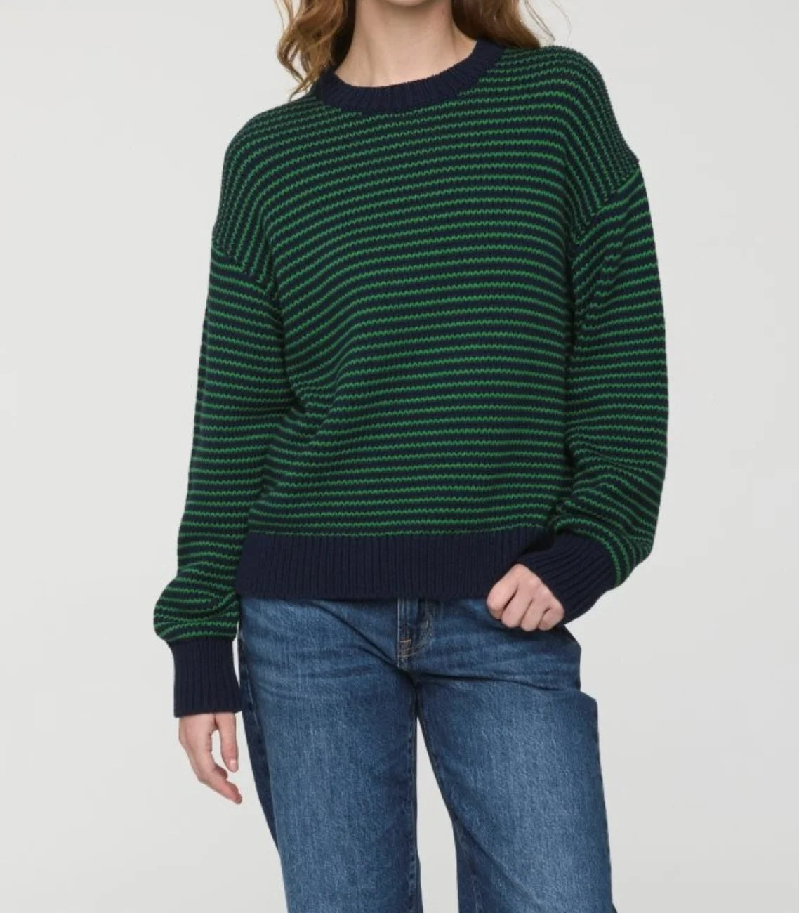 Aura Relaxed Crew Neck Sweater