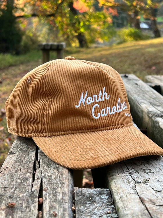 NORTH CAROLINA CORDUROY SNAPBACK HAT