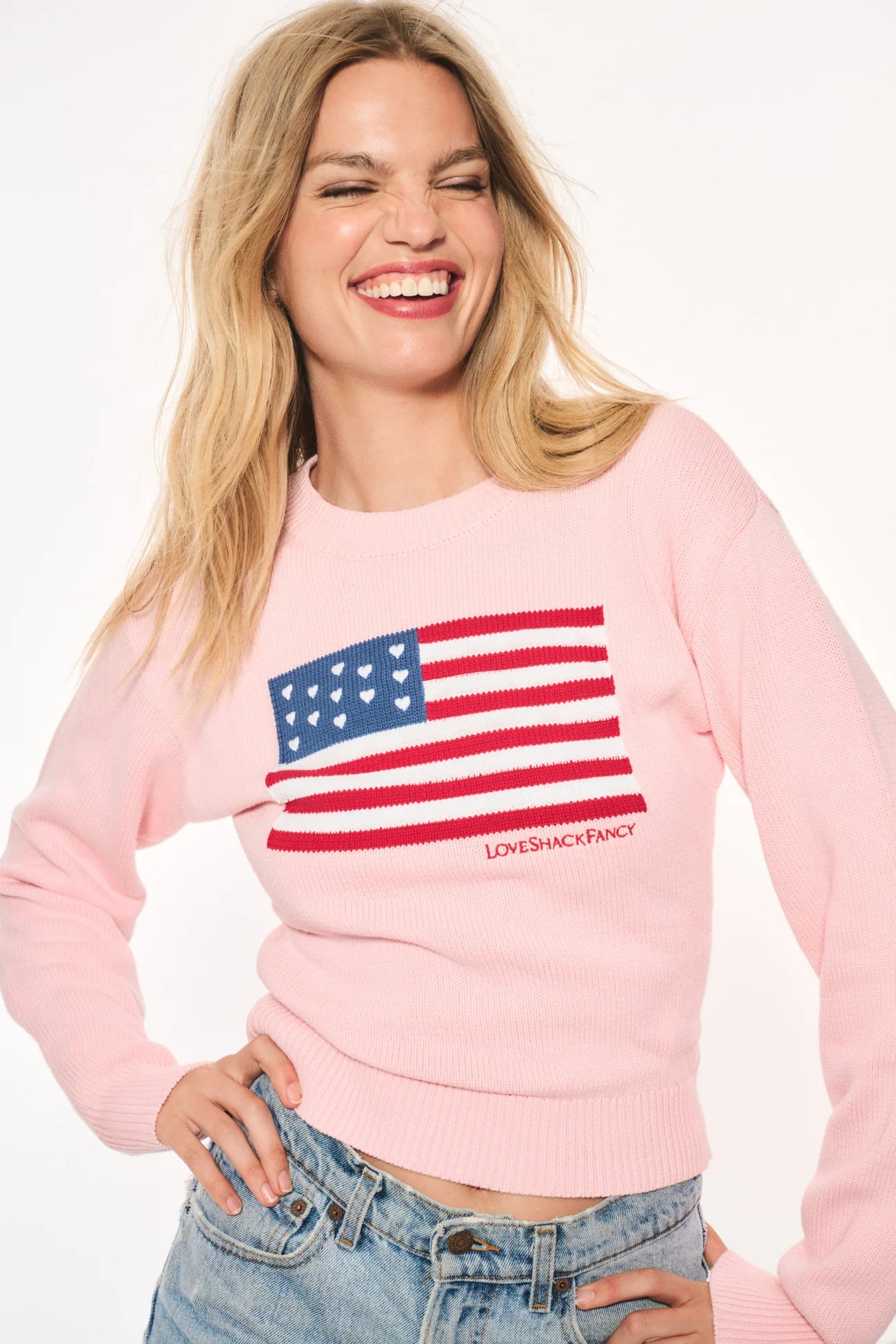 TY COTTON FLAG PULLOVER