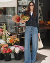 ANDREA CHENILLE CROP CARDIGAN SWEATER