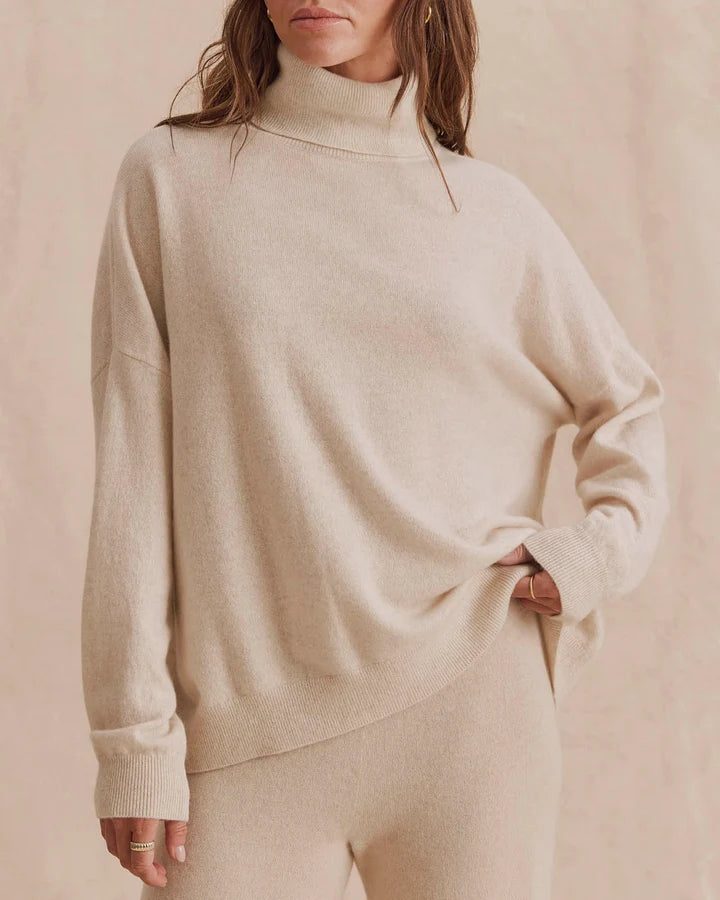 Tori Cashmere Turtleneck Sweater