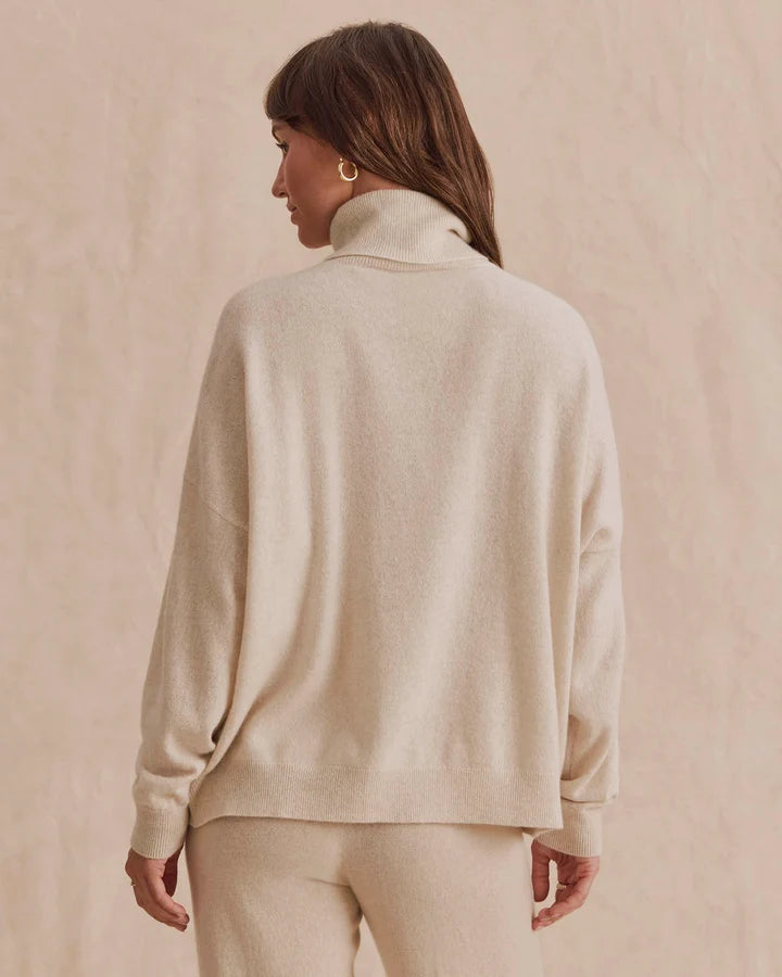 Tori Cashmere Turtleneck Sweater