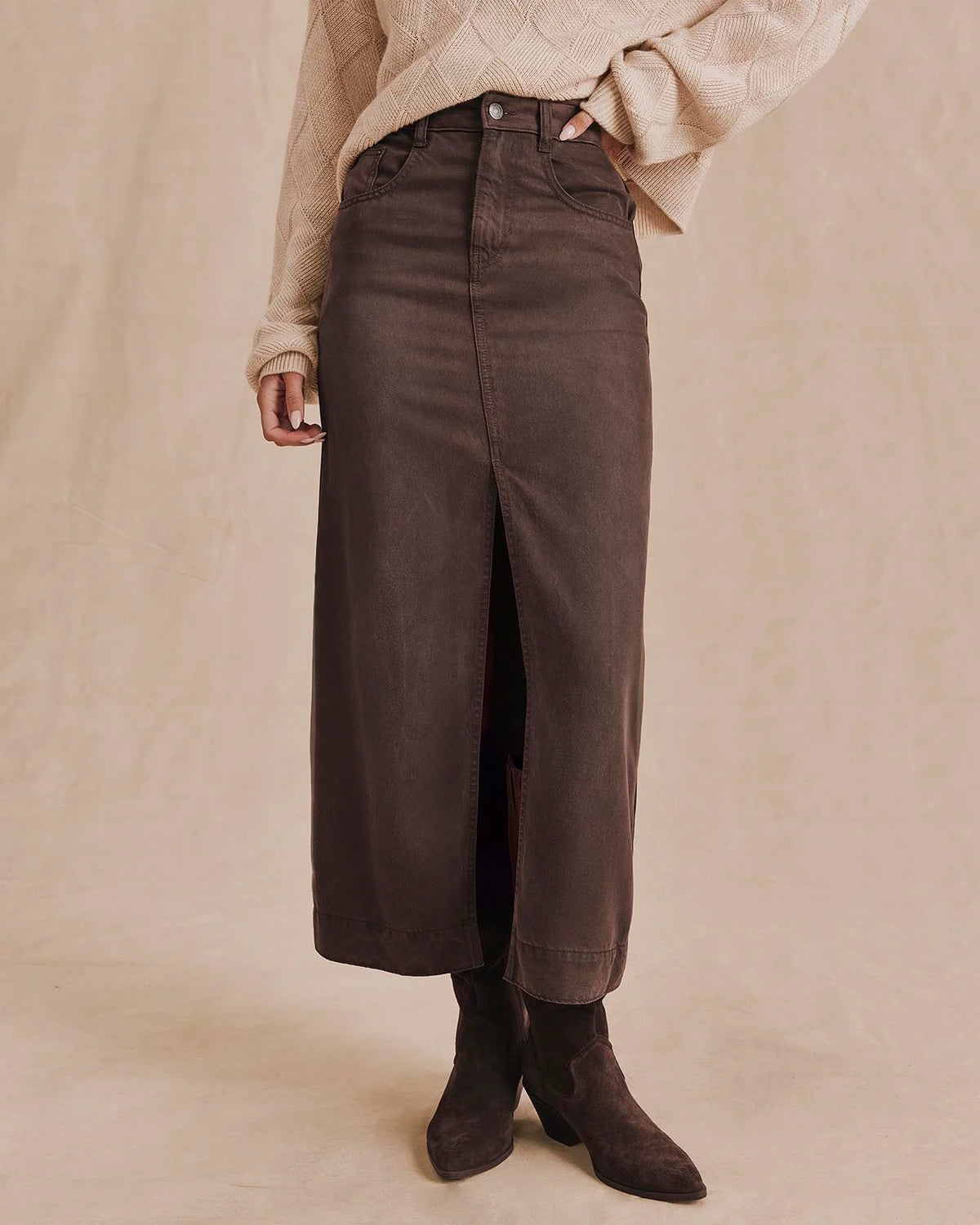 Ryder Suede Skirt