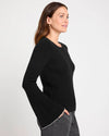 FARAH CASHBLEND PEARL SWEATER