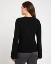 FARAH CASHBLEND PEARL SWEATER