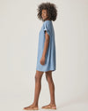 LAUREN BLEACHED INDIGO DENIM DRESS