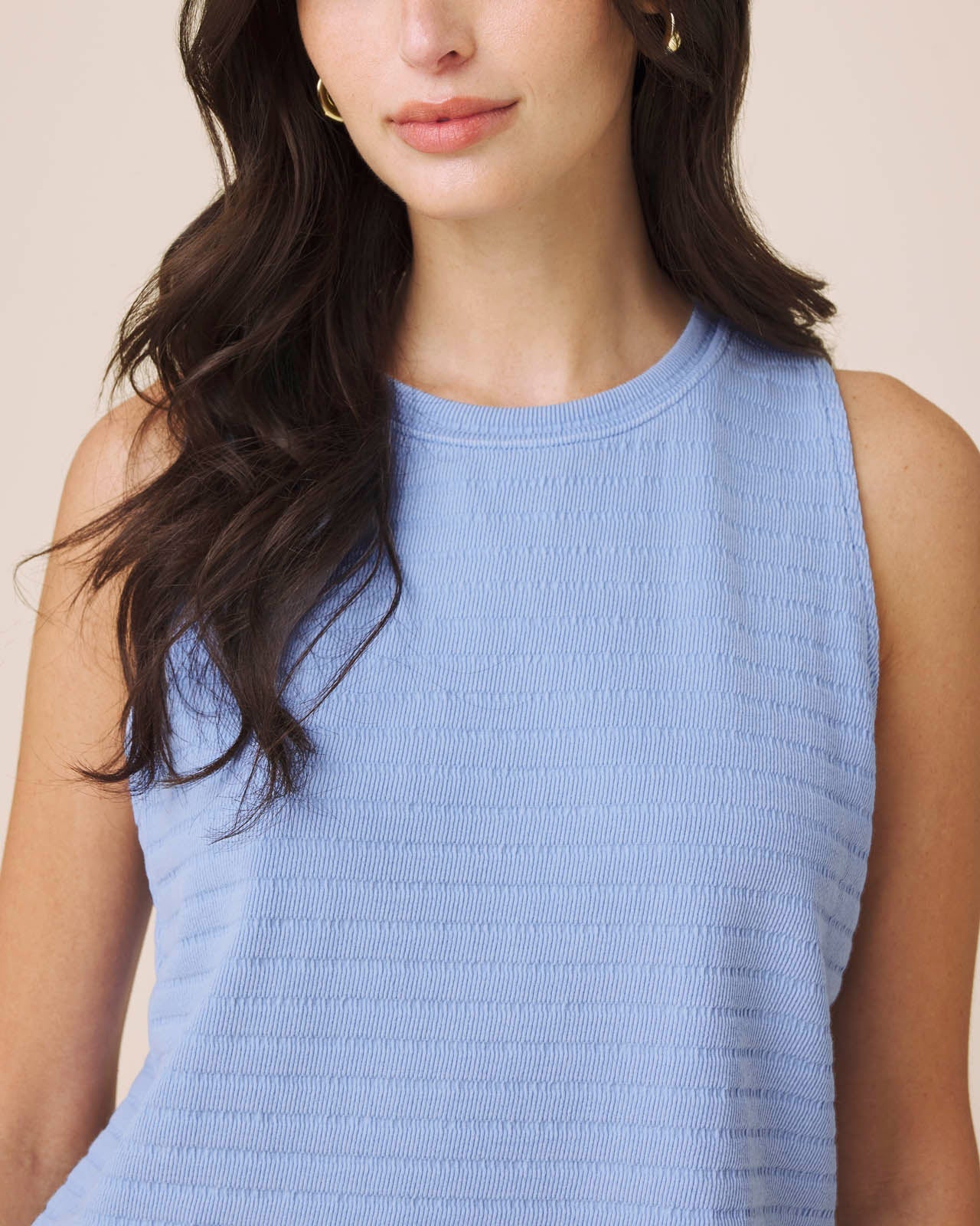 SHELLY SMOCKED TANK