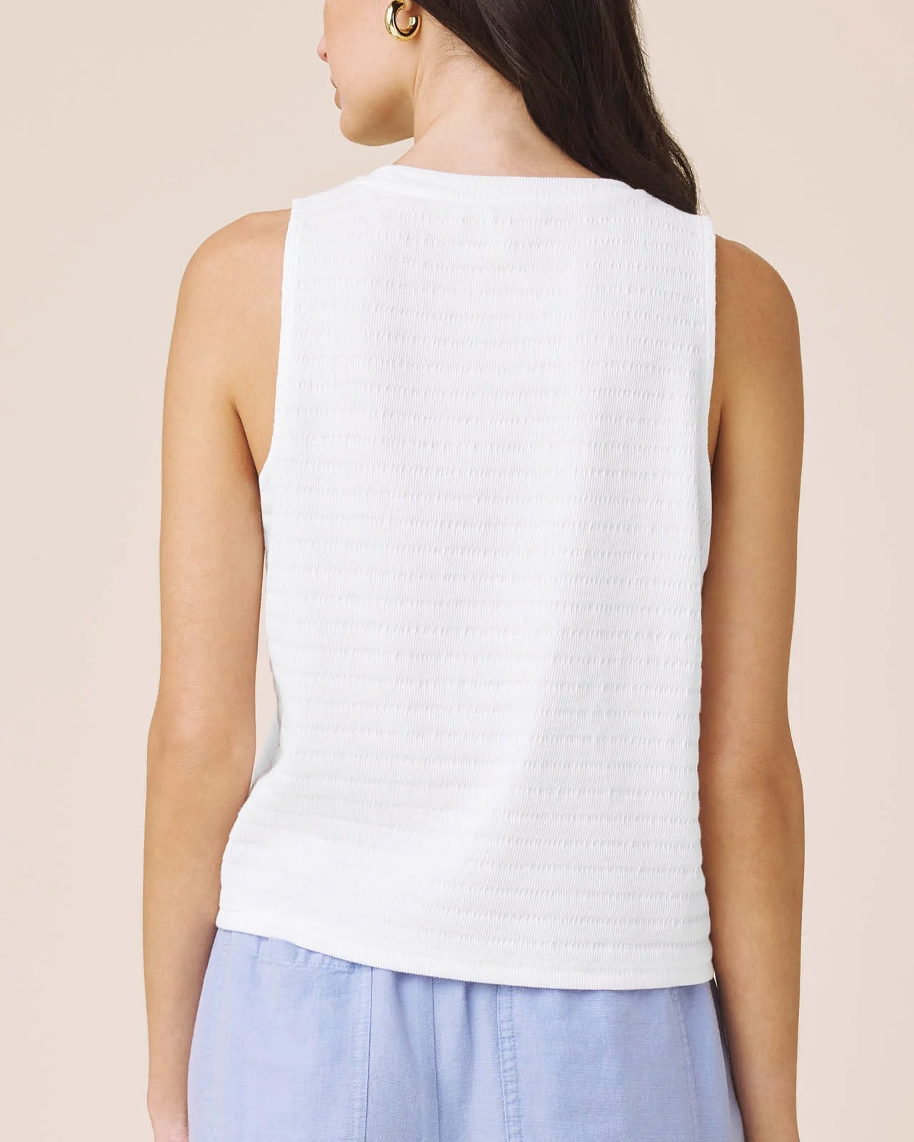 SHELLY SMOCKED TANK