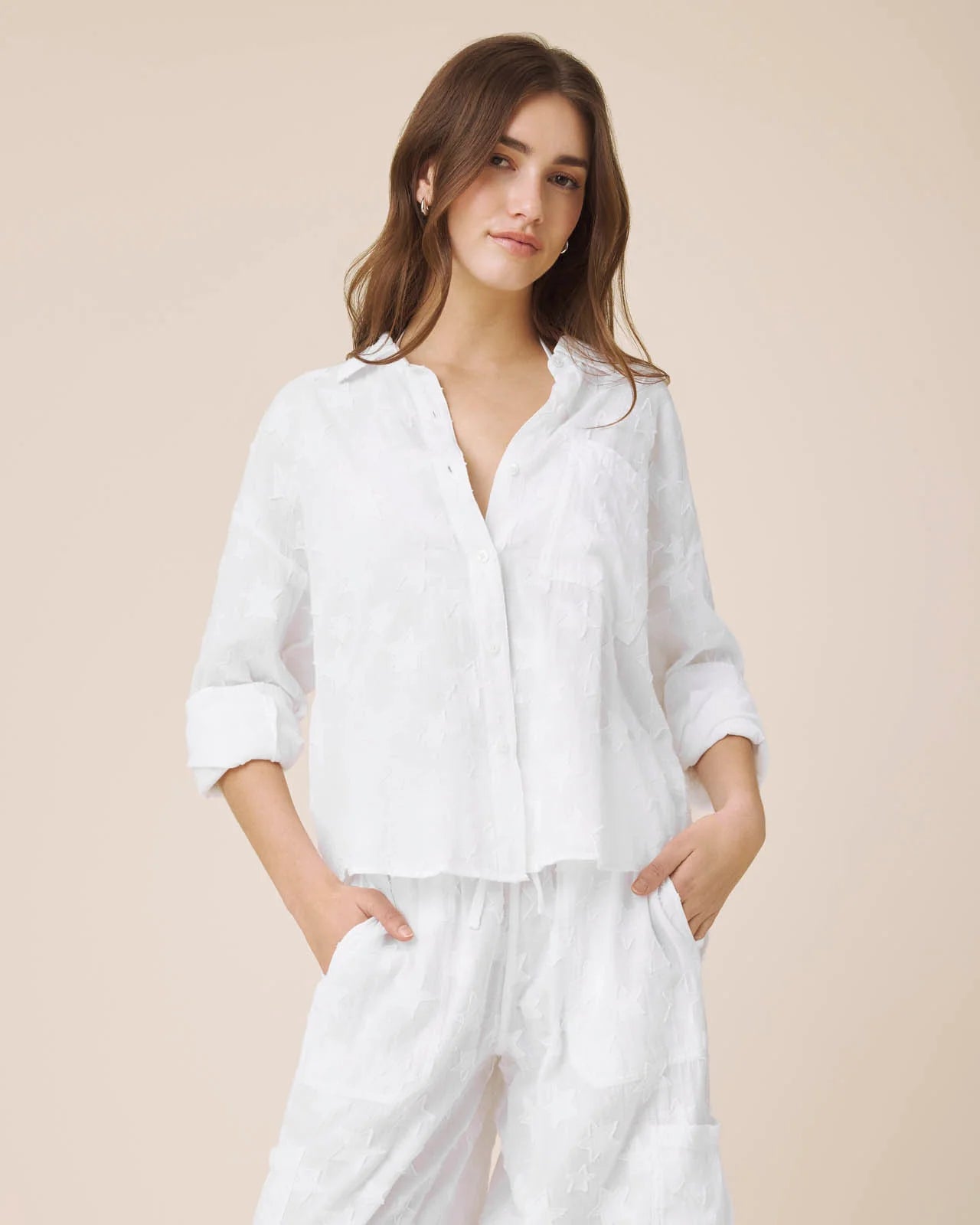 CAPRICE STAR BUTTON DOWN SHIRT