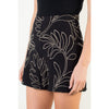 EMBROIDERED BOTANICAL SHORTS