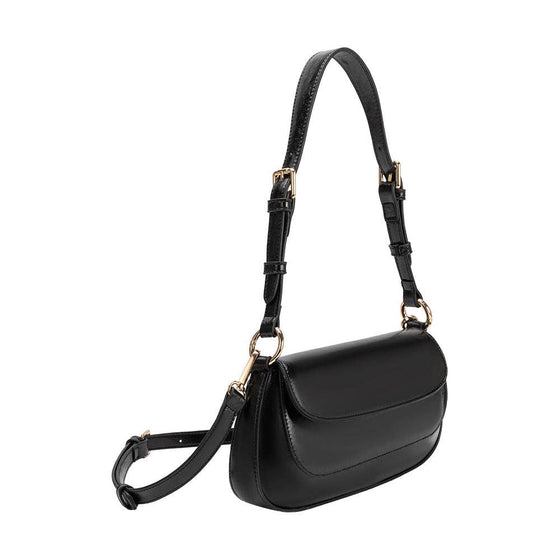 MELIE BIANCO - AMARI BLACK RECYCLED VEGAN SHOULDER BAG