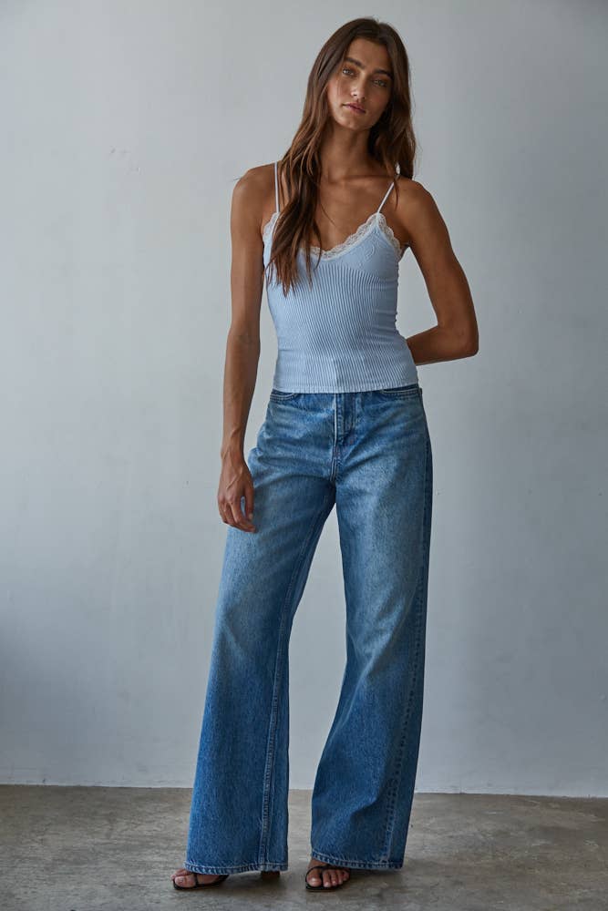 Knit Seamless Ribbed Tank