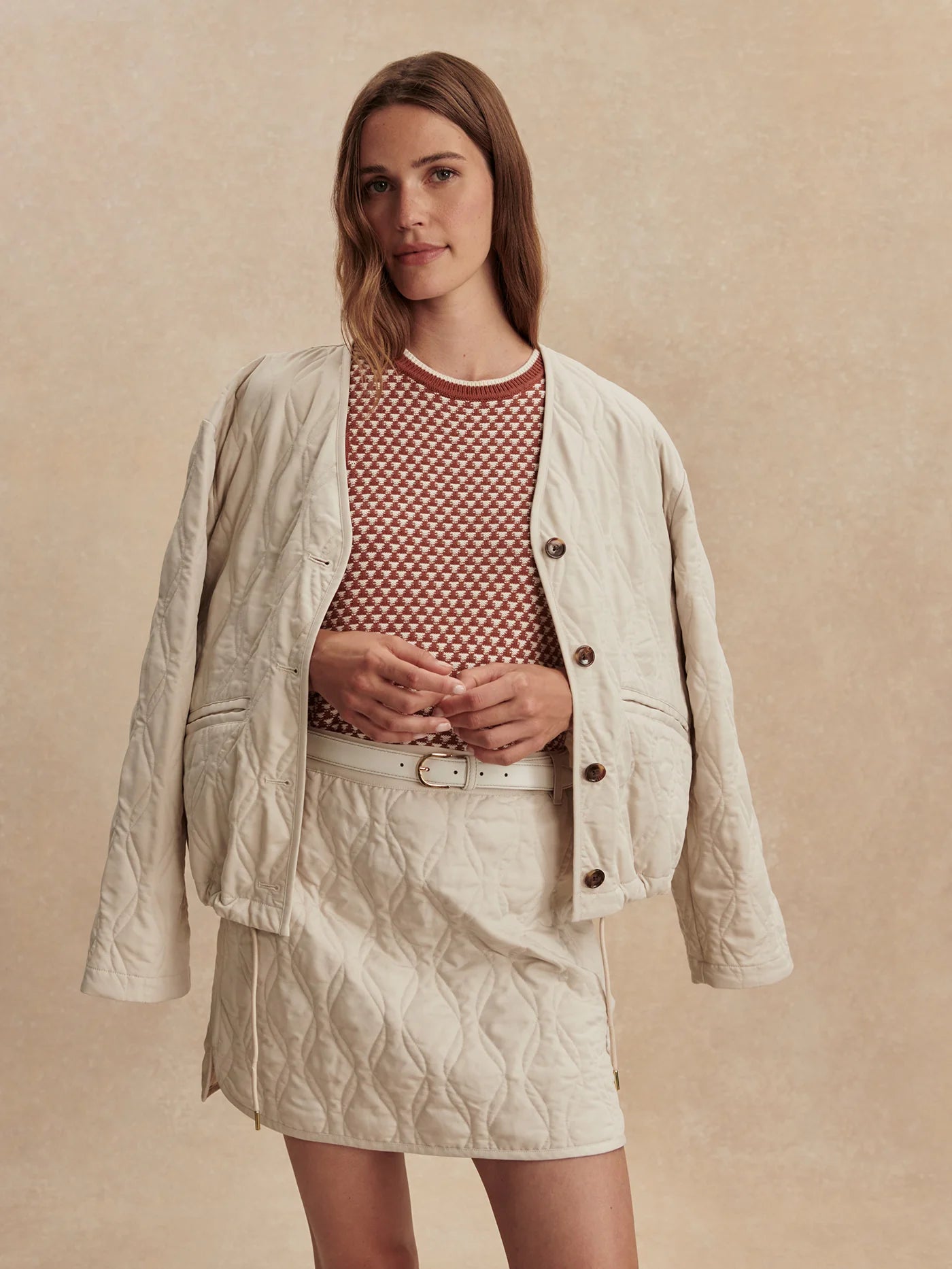 FLORIN QUILTED SKIRT