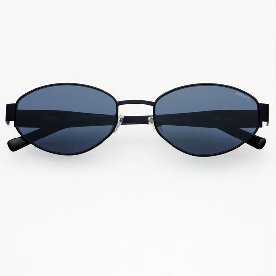 FREYRS Eyewear - Soho Womens Oval Sunglasses: Black