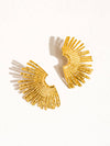 BISOUS 18K GOLD NON-TARNISH SUNBURST EARRINGS