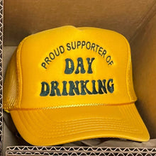  PROUD SUPPORTER OF DAY DRINKING TRUCKER HAT | Gold/Green