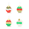 Spongellé - Holiday Ornament Buffer Assorted Pack Christmas Gift 