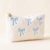 TEDDY POUCH-Bows Blue