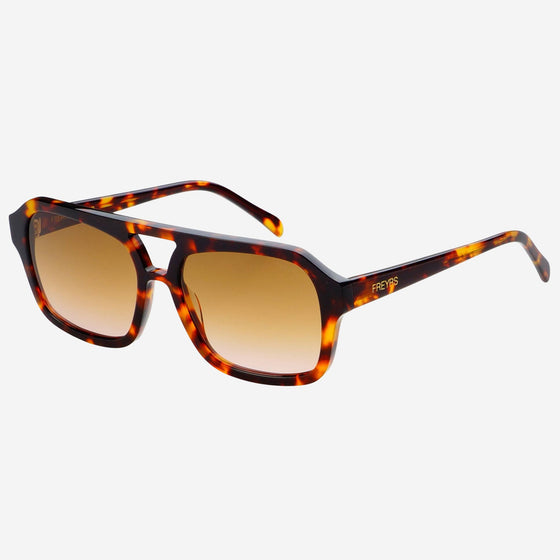 FREYRS Eyewear - Havana Acetate Aviator Sunglasses : Tortoise / Brown