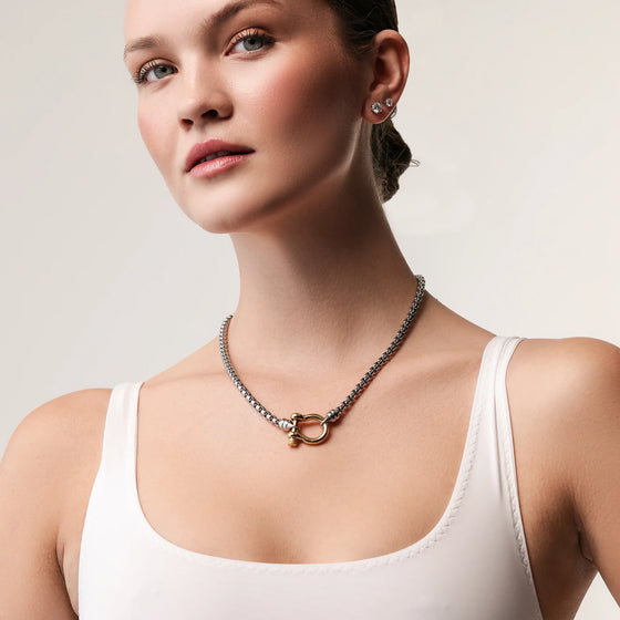HERRADURA SIGNATURE MIX NECKLACE - gold